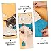 BESPORTBLE Natural Sisal Cat Scratcher Mat Scratch Pad for Cats and Kittens Creative Fish-Shaped Design Indoor Play Area Soft Grinding Cushion