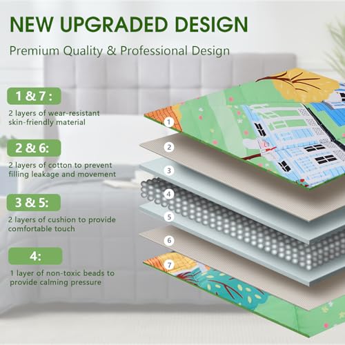 Image of Weighted Blanket for Girls Adults 15lbs, 48 inchx72 inch, Twin Full Size Cooling Heavy Throw Blanket for 140-160lbs, Microfiber Soft Big Blankets Weighted Comforter,Gilmore