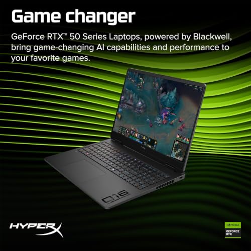 Image of HP HyperX OMEN Gaming Laptop 2026, Ryzen 9 8940HX, NVIDIA GeForce RTX 5060
