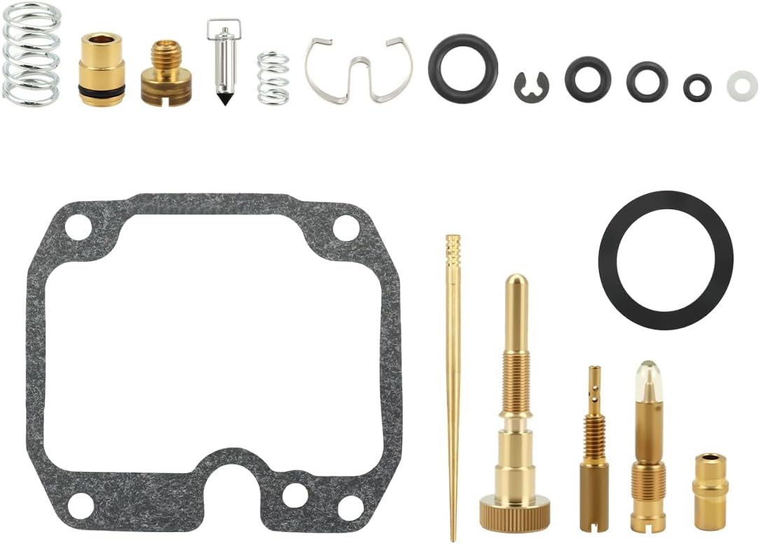 Rebuild Kit Carb Repair For Yamaha Moto 4 YFM250 YFM 250 1989-1991 (1989 1990 1991) Carburetor