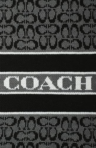 Coach womens Signature C Logo Knit Scarf3