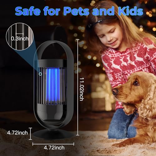 Casacasa CS-MZ-002 Bug Zapper Outdoor, Inhalation Mosquito Zapper Outdoor Indoor With Led Light, Mosquito Zapper Rechargeable Fly Killer thumb #4