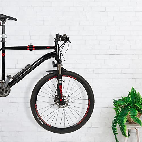 Soporte bicicleta pared plegable para evitar arañazos y desorden 6