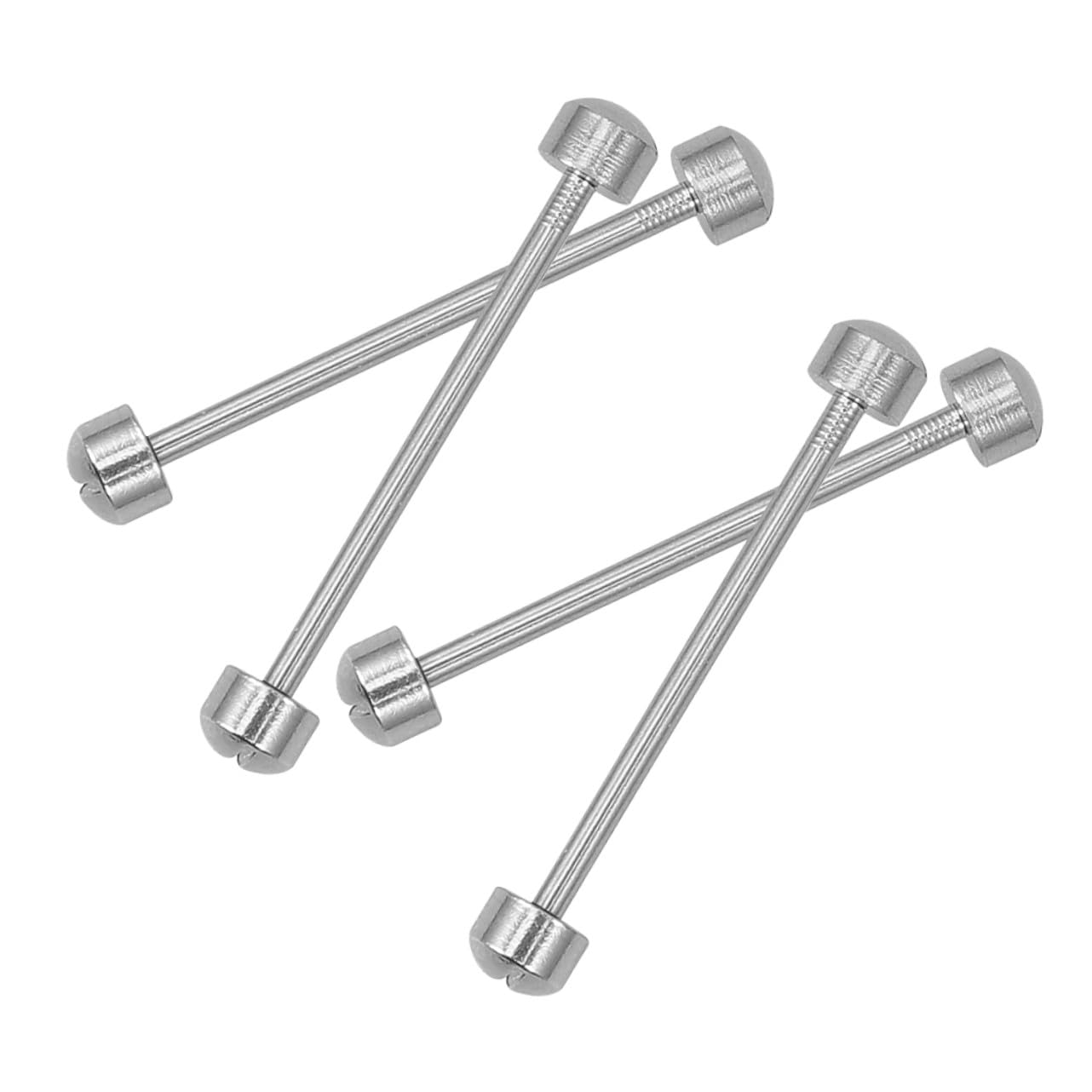 20 Piezas Tubos de Tornillo para Reloj Acero Resistente para Reparación de Correas y Enlaces Compatibles con Correas Metálicas Cuero Herramientas de Reparación para Relojeros