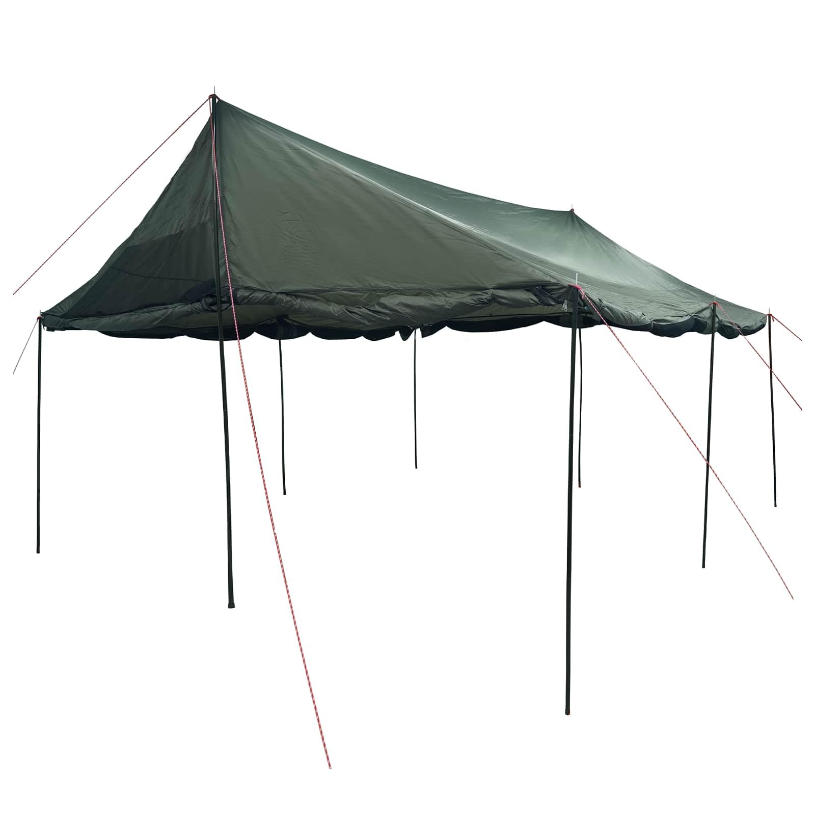 Tienda Familiar Verde 450 x 400 x 265 cm de Poliéster y Acero con Cubierta