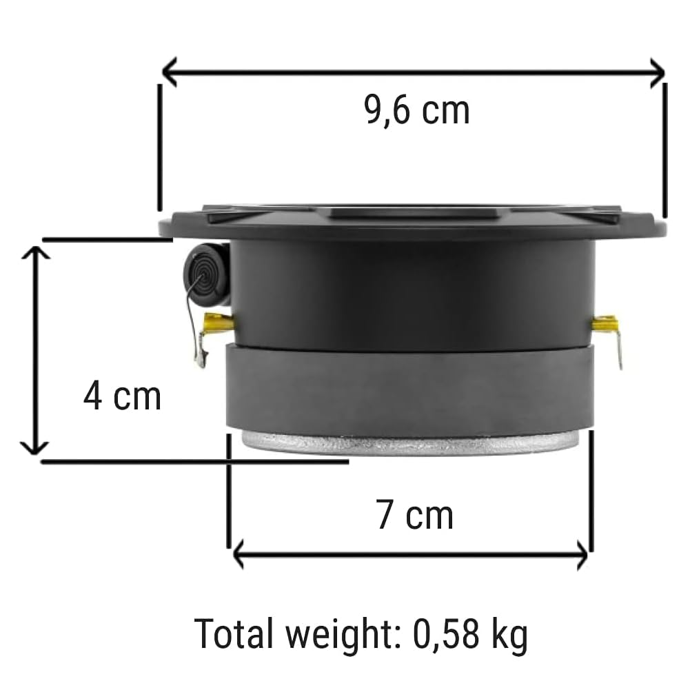 KIT SET PER DS18 PRO-GM6.4PK sistema a 2 vie 16,5 cm 165 mm 6,5", 140 watt rms 480 watt max, 2 midrange e 2 tweeter, 4 ohm, per auto, a coppia
