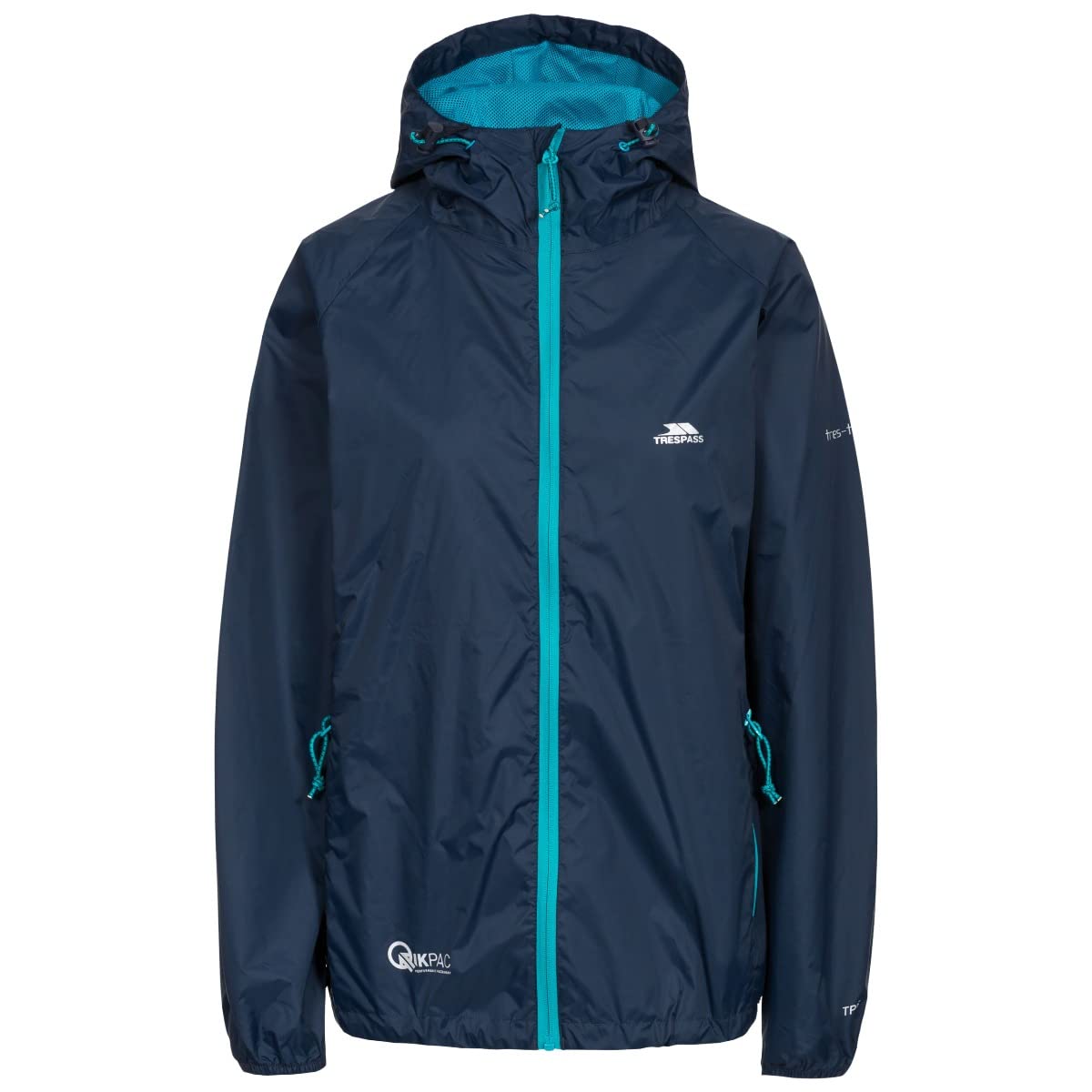 Trespass Women's Navy Qikpac Waterproof Jacket
