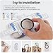 3Black for MagSafe Ring Sticker,Universal Metal Ring Compatible with MagSafe Accessories,for Phone/Samsung/Google Phone Case,Work with Magnetic Wireless Charger/Wallet/Car Mount/Ring Holder