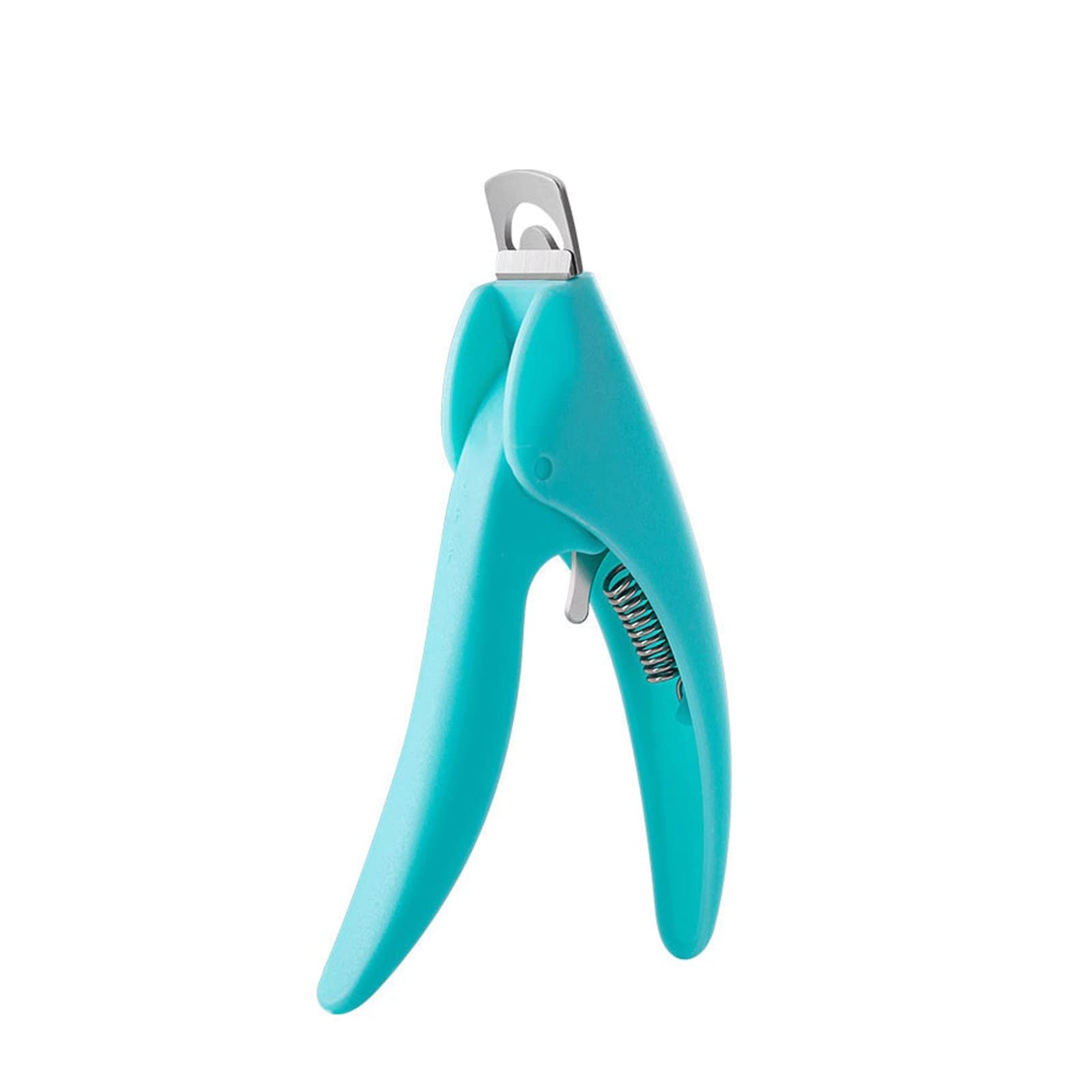 GFJTJAO Tijeras Uñas Corte de Corte de uñas en Forma de u uñas for Clavos francés Falsas Puntas de uñas Borde cortadores de Bordes Acero Inoxidable Trimmers Herramienta de manicura(Blue)