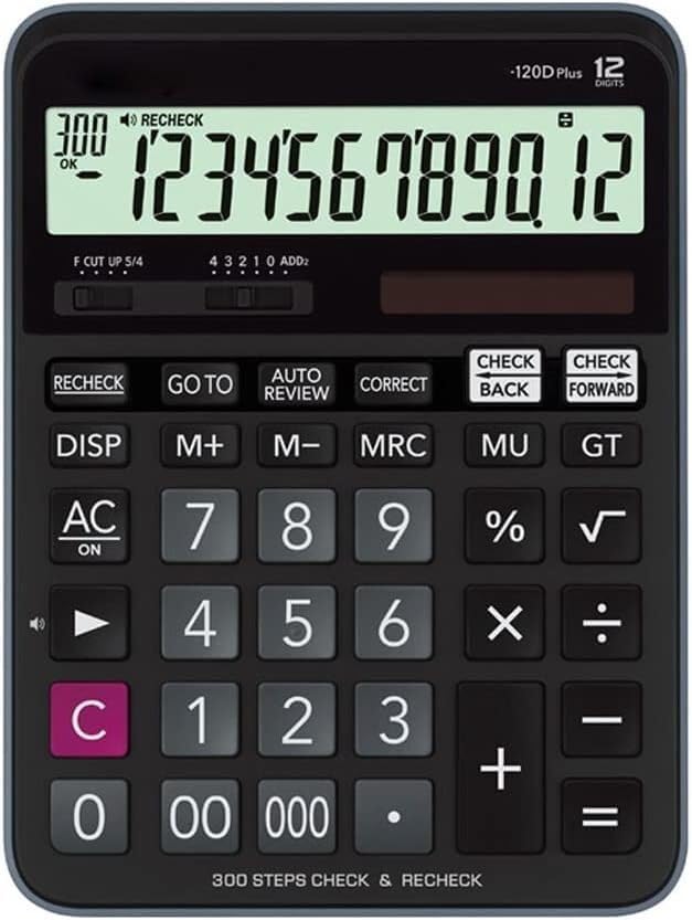 Calculadora de Escritorio, Calculadora de Escritorio Calculadora de Oficina actualizada Contabilidad financiera Energía Solar Multifuncional