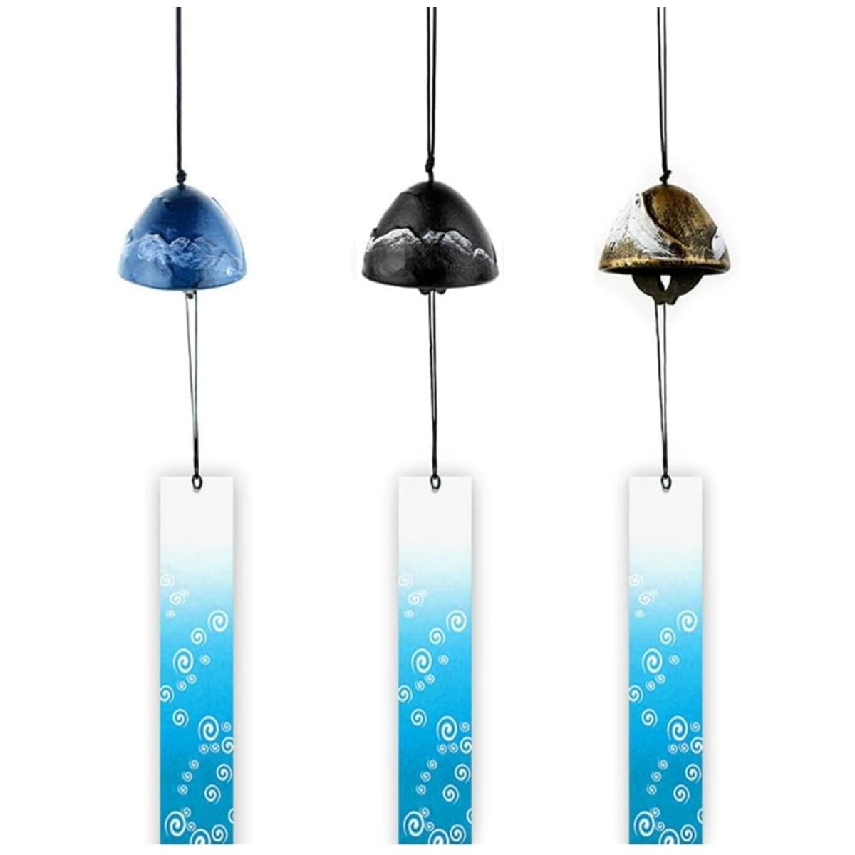 Mt Fuji Nambu Ironware Wind Chime Cast Iron Handmade Japanese Summer Tradition