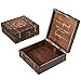 AW BRIDAL Mr and Mrs Wedding Keepsake Box for Couples, Bridal Shower Gifts for Bride to Be, 2026 Engagement Gift for Newly Engaged Couple, Wooden Memory Boxes with Lids