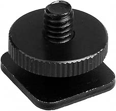 Socket Double-Layer 1 4-20 Tripod Screw to Flash Shoe Converter Adapter DSLR Camera Tripod Screw Converter Socket Double-Layer 1 4-20 Tripod Screw to Flash Shoe Converter Adapter DSLR Camera Tripod Screw Converter