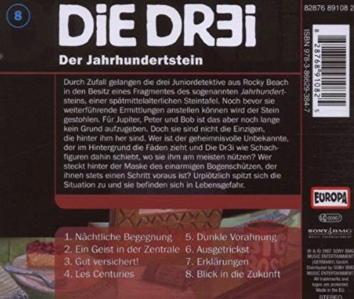 Die Drei ??? - CD: Die Dr3i - Folge 8: Der Jahrhundertstein (1 Audio-CD)