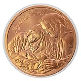 Joy to The World Celebrating The Birth of Jesus 1 oz Pure .999 Copper Round Collectible Coin - COA by Heavenly Metals