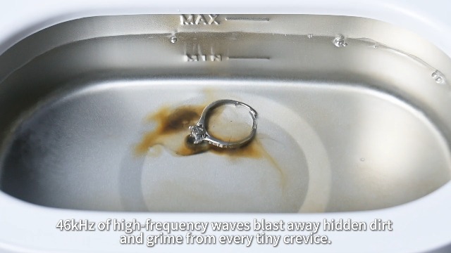 Image of JeaTone 600ML Ultrasonic Cleaner with 50ml Jewelry Cleaner Solution