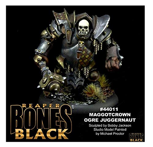 Mini - Reaper Bones Black 44011 Maggotcrown Ogre Juggernaut (Warforged)