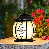 Lampa czołowa słupowa Dziedziniec Wspólnoty Kwadratowa głowica ścienna Lampa słupkowa Zewnętrzna wodoodporna lampa do bramy ogrodowej w willi