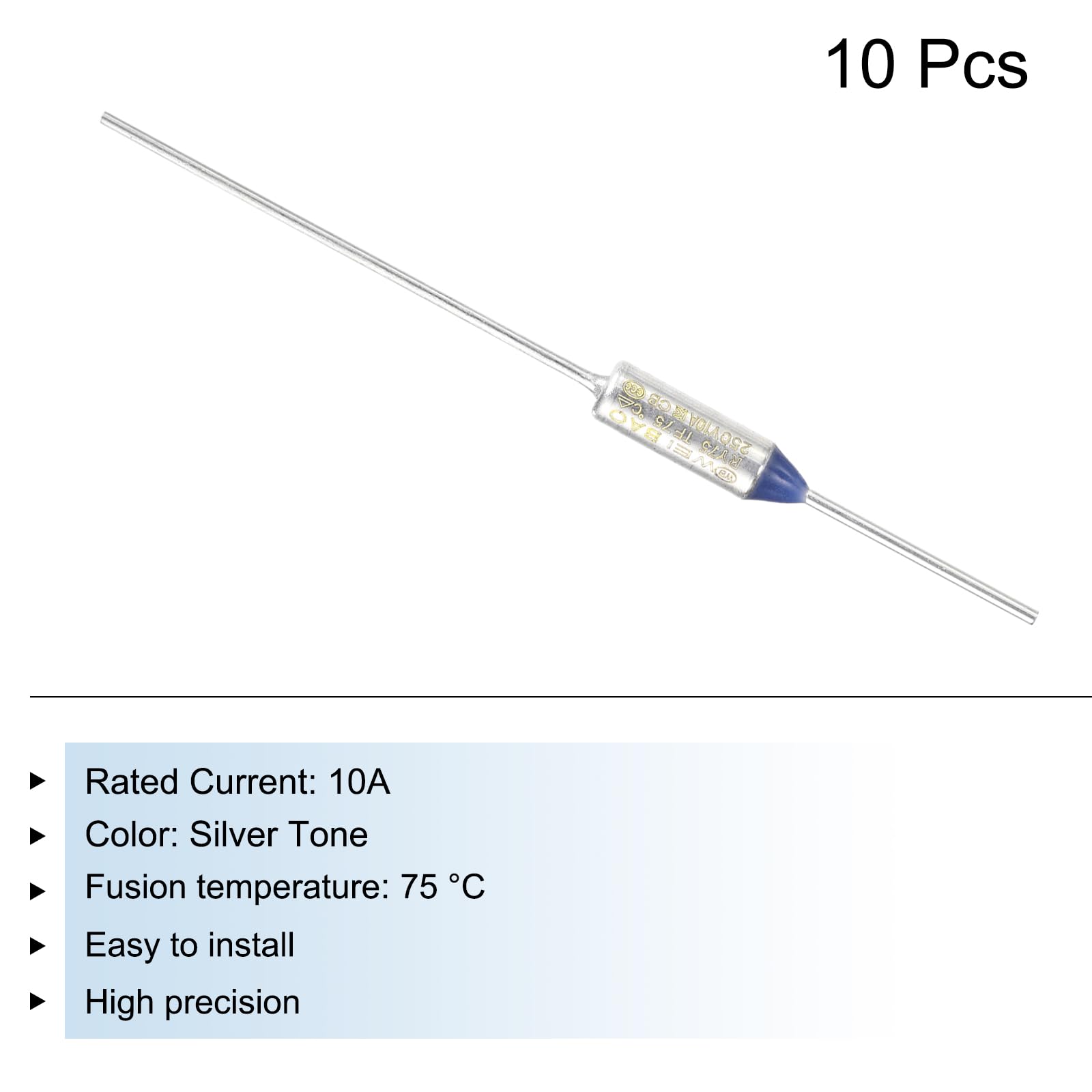 QUARKZMAN 6 Fusibles Metálicos De Temperatura RY113 113 °C 235,4 ° F 15