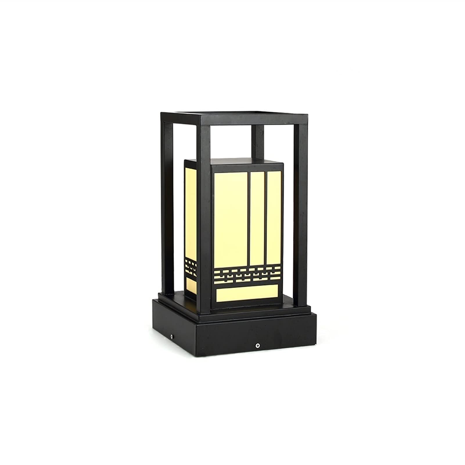 QUSYZD Post Lights Outdoor,Waterproof Galvanized Iron Acrylic Light for 4X4 5X5 and 6X6 Post in Deck Walkway and Garden Decoration Decoration,