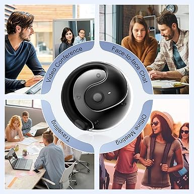 CHANCCI Smart Language Translator Earbuds,AI Translating Earbuds,Translation Earbuds Real Time,Wireless Translator Pods with Stereo Sound,Supports 75 Languages,Equipped with AI APP,for School - Image 4