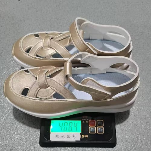 Women Bomre Shoes Summer Slip On Orthopedic Sandals With Arch Support Comfortable Wide Width Casual Shoes Hollow-Out Casual Beach Sandals3