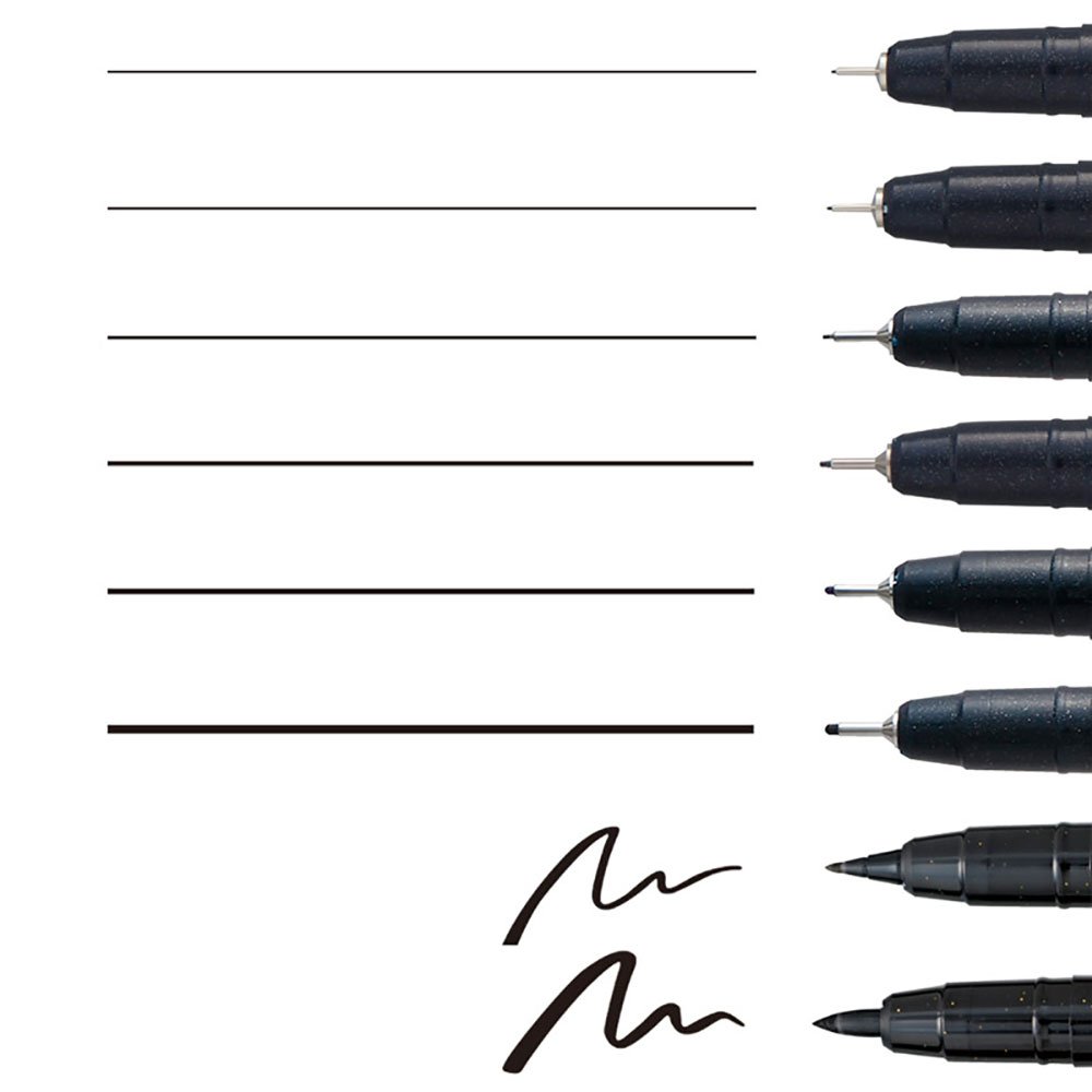 taketakeページ Kuretake ZIG Cartoonist MANGAKA BLACK8V CNM/8VBK : Amazon.ca