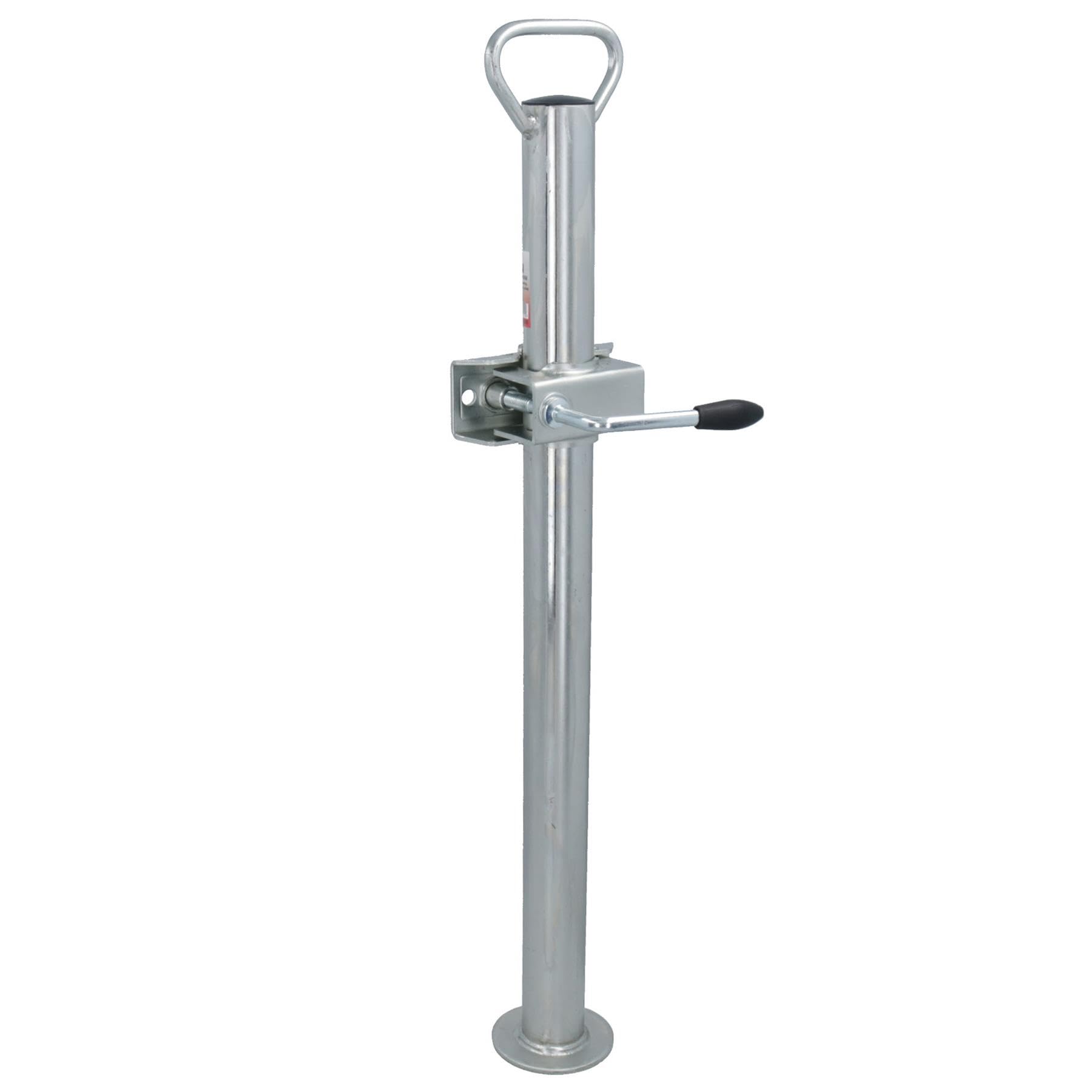 AB Tools Stützbein, 48 x 700 mm, für Anhänger, Wohnwagen, mit Klemme, 1 Stück