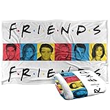 Friends Cast Blocks Silky Touch Super Soft Throw Blanket 36' x 58'