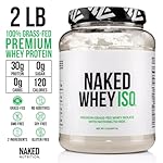 NAKED Whey Isolate Protein - Only 2 Ingredients, 30g Grass-Fed Protein, Zero Carb, Unflavored, Undenatured, Non-GMO, No Soy, Gluten-Free, No Preservatives - 28 Servings - Image 4