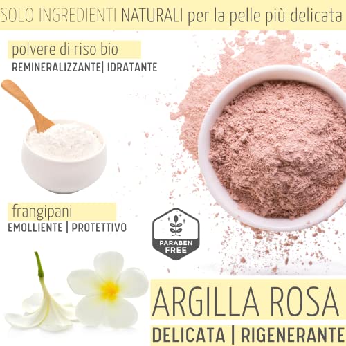 Talco Profumato Biologico Frangipane e Argilla