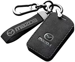 GYSCKN Car Key Case for Mazda CX-80 2024-2025, Car Key Case Cover, Key Case, Key Protection, Leather Car Key Case, Car Accessories, A