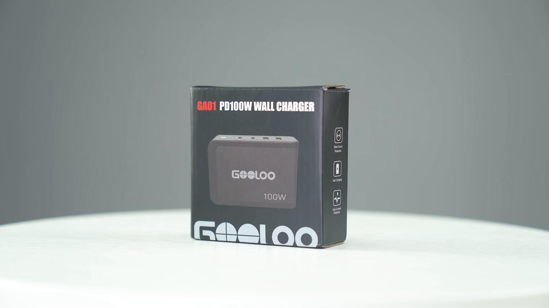 Amazon.com: GOOLOO 100W USB C Charger Block, 4-Port Foldable