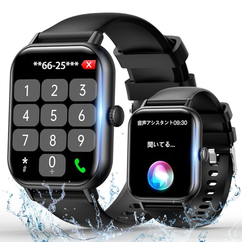 X}[gEHb` Bluetoothʘbt iPhoneΉ AhChΉ 2.0C` X}[guXbg fB[X rv ՃJX^ 100+ވȏ㕶 Smart Watch M/bZ[Wʒm obe yEJ
