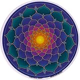 Central Sun – Spiritual Window Sticker / Decal - Circular 4.5” Translucent
