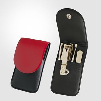 Korean Nail Clipper! World No. 1 Three Seven 777 Travel Manicure Pedicure Grooming Kit Set, Total 4 PC, Model TS-32XG,Gold,Personal Nail care- MADE IN KOREA SINCE 1975