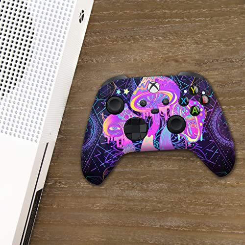 Psychedelic Mushrooms Customised Wireless Controller for Xbox by BCB. Original Xbox Controller Compatible with Xbox One / Series X & S Console. Customized with Water Transfer Printing (Not a Skin) - Image 4