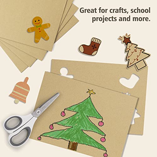 Image of Golden State Art 100 Pack 11x17 Corrugated Cardboard Sheets 1 /8 inch Thick