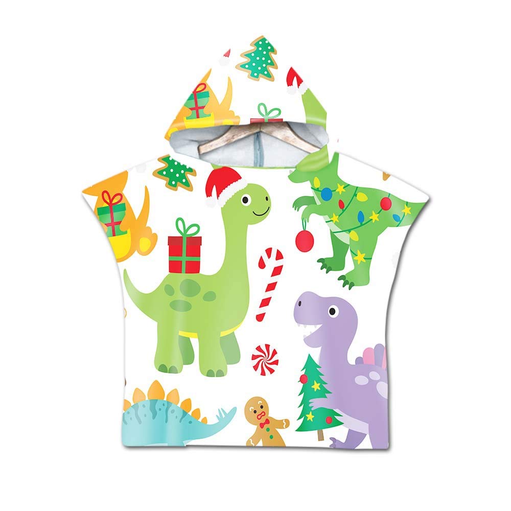 Enfants articles de bain enfants Cape à capuche serviette garçon requin peignoir bébé dinosaure serviette de bain filles licorne serviette de plage couverture d'enveloppe  1501