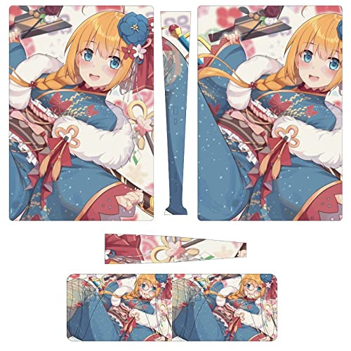 PS5 スキンシール デジタル プリンセスコネクト プレイステーション5 スキンシール 全面保護 側面/両面対応 保護ステッカー PS5 対応 耐久性 本体 コントローラー 保護シール 簡単取付 薄型 傷隠せ 摩擦保護 抗衝撃 汚れ/ホコリ防止 指紋/気泡