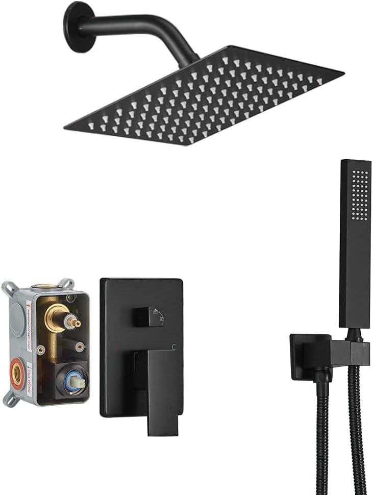Oil Rubbed Bronze Shower System, Shower Faucet Sets Complete with Wall ...