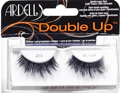 Ardell Double Up, 203 Black, (Pack of 2)