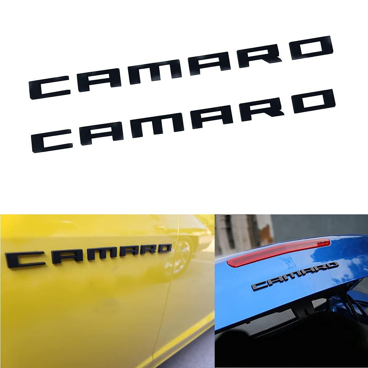 Buy Neolax 2pcs OEM Camaro Letter Emblem 3D Badge Replacement for RS SS