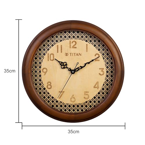 Image of Titan Classic Wooden Wall Clock (35cm x 35cm) W0103WA01