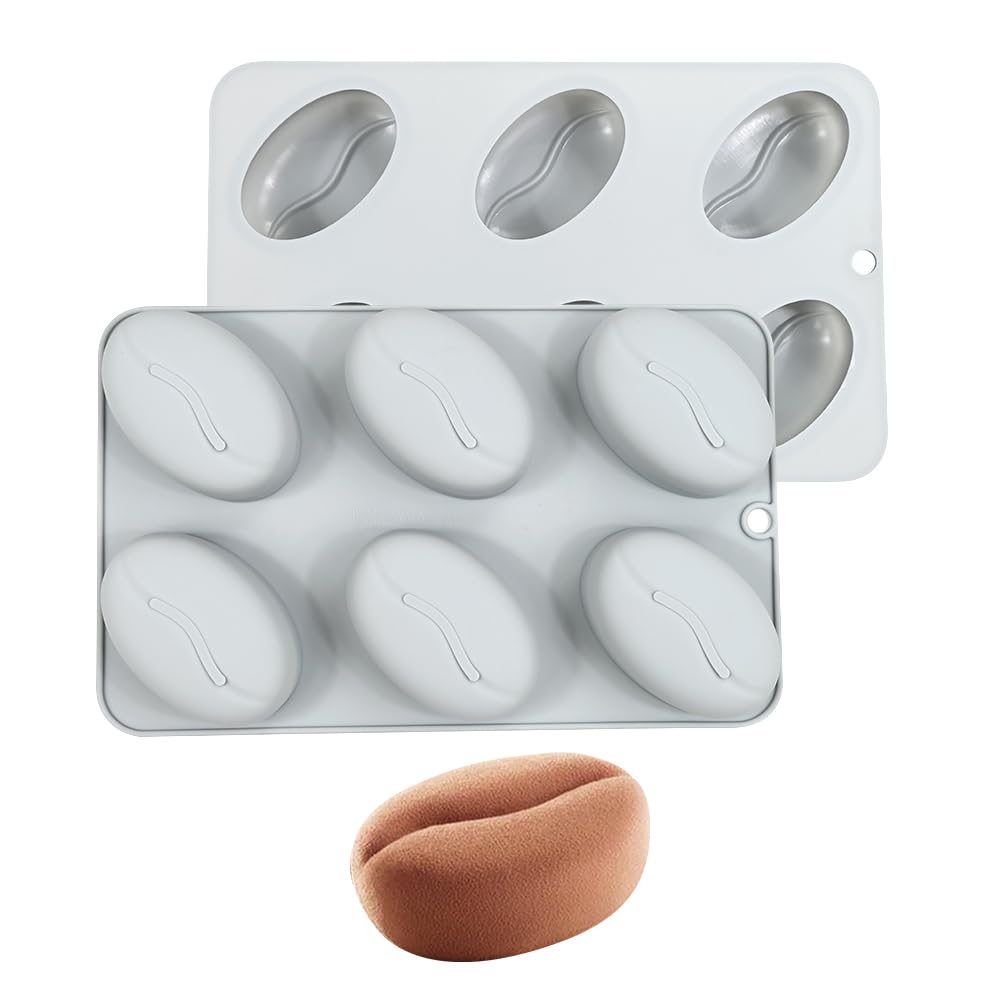 Silicone stampi cottura per Mousse torta, 3D cottura stampi dessert stampo per cioccolato pasticceria gelatina cheesecake, forma di fascio di caffè