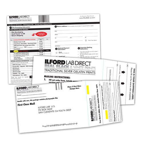 Ilford Lab Prepaid Film Developing Mailer Desertcart Cyprus