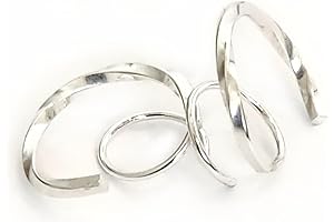 Sparkling Swirls: Elevate with Large Sterling Silver Hoop Earrings