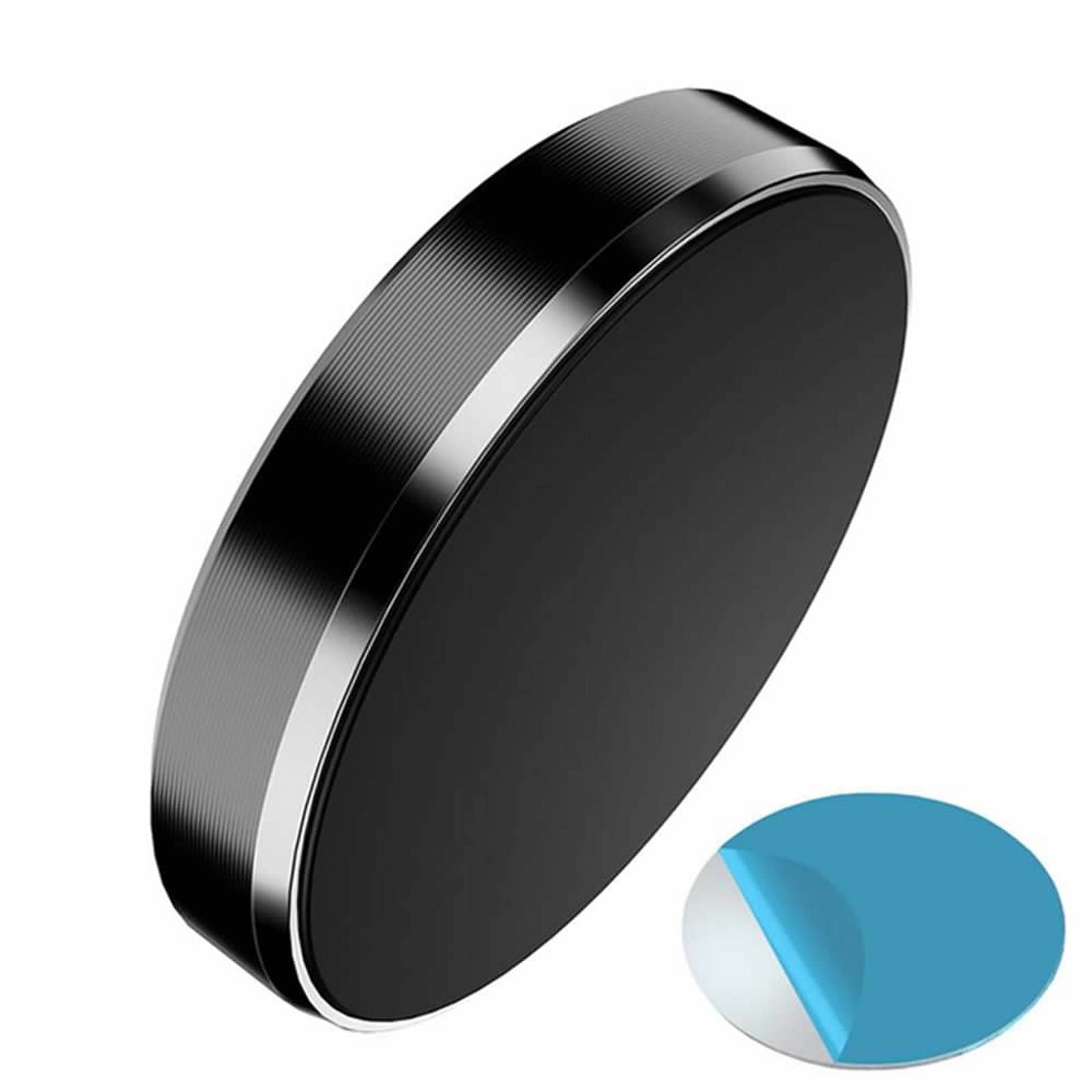 Portable Round Magnetic Phone Holder In Car for Car Mount Stand Universal Magnetic Bracket-Black