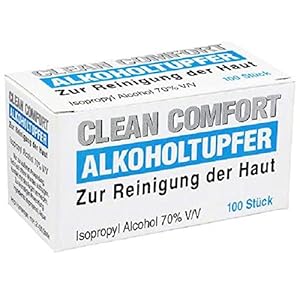 Clean Comfort Alkoholtupfer, 100 Stück
