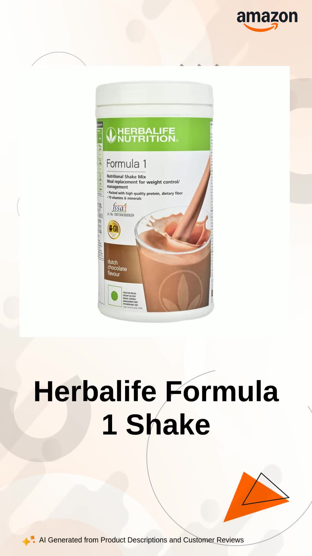 Herbalife Nutrition Formula 1 Shake for Weight Loss